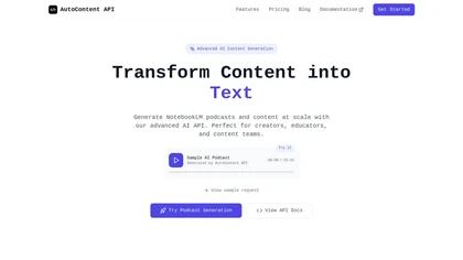 AutoContent API